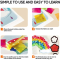 Miniatyrbillede 8 af 10: Poke Art DIY Stoffer Pædagogisk Poke Painting Fabrics 3D