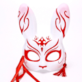 Miniatyrbild 6 av 10: Rabbit Ears Mask Anime Mask TYP C TYP C Type C