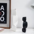 Miniatyrbillede 10 af 10: Minimalistisk Vase Sort Vase SORT B B black B-B
