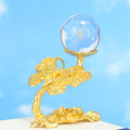 Miniatyrbillede 8 af 10: Butterfly Display Base Holder Krystalkugle Display Stand ROSE Rose Gold