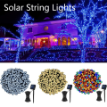 Miniatyrbild 9 av 10: Solar Fairy String Lights LED Lights String COOL WHITE 200 LEDS Cool White 200 Leds-200 Leds
