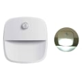 Miniatyrbilde 1 av 10: 1/3 Stk Bevegelsessensor Lys LED Nattlys HVIT LYS X1 HVIT White light x1