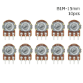 Pikkukuva 1 / 10: 10 kpl lineaarinen potentiometri WH148N WH148 10 kpl B1M-15MM 10 kpl 10pcs B1M-15mm
