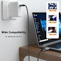 Miniatyrbild 10 av 10: Typ-C hona till Magsafe 3 omvandlare USB-C magnetisk adapter Side Bend