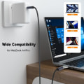 Miniatyrbilde 10 av 10: Type-C Hunn til Magsafe 3 Converter USB-C magnetisk adapter Middle Bend
