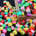 Miniatyrbilde 2 av 4: 200 STK Polymer Leirperler Leirfruktperler Fruktperler
