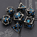 Miniatyrbilde 8 av 10: 7 stk DND metallterningsett Spillterning 04 04 04