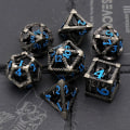 Miniatyrbilde 8 av 10: 7 stk DND metallterningsett Spillterning 08 08 08
