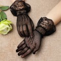 Miniatyrbillede 10 af 10: Fishnet Mesh Handsker Brudehandsker HVID White
