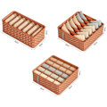 Miniatyrbild 2 av 10: Underkläder Förvaringslåda Lådor Separatorlådor BEIGE 7 GRIDS 7 beige 7 grids-7 grids