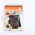 Miniatyrbilde 9 av 10: Scratch Notebook Scratch Art Painting Doodle MBLUE BLUE MBlue