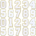 Pikkukuva 1 / 4: Iron on Numbers Chenille Letters Chenille Patches