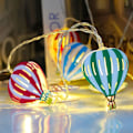 Miniatyrbillede 8 af 10: Hot Air Balloon String Lights Hot Air Balloon String Bannere blue