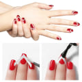 Miniatyrbilde 9 av 10: 50 stk fransk negleklistremerke Nail Enhancement STYLE-4 STYLE-4 Style-4