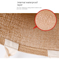 Miniatyrbillede 9 af 10: Kvinder linned taske Jute muleposer 31X27X16CM 31x27x16cm