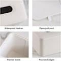 Miniatyrbillede 4 af 7: 1 Stk Tissue Holder Tissue Box Cover Servietetui White 1 Pcs-1 Pcs