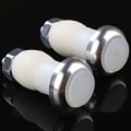 Miniatyrbilde 5 av 10: 2 STK Sykkelstyre Light End Plug Light SORT black