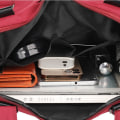 Miniatyrbild 5 av 11: Axelväska med stor kapacitet Vattentät Multi Pocket Women Tote Nylon Red