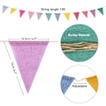 Pikkukuva 8 / 10: 5kpl sateenkaariviirilippujen lippu Triangle