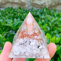 Pikkukuva 5 / 9: Crystal Column Pyramid Energy Orgone Stone 6cm 6cm