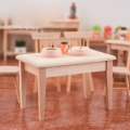 Miniatyrbilde 3 av 10: 1/2 stk Trebord Bordmøbler Leker 4 4 4