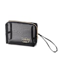 Miniatyrbillede 1 af 10: Mesh kosmetiktaske Makeuptaske SORT F F Black F-F