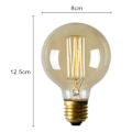 Miniatyrbilde 10 av 10: Vintage Retro Bulb Filament A19 40W A19 40W A19 40W