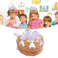 Miniatyrbilde 2 av 10: 2 STK oppblåsbar krone oppblåst hatt DIAMETER-19CM Diameter-19cm