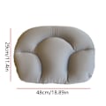 Miniatyrbild 4 av 9: Nackkuddar för sovkuddar Memory Foam GRÅ Grey
