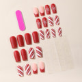 Miniatyrbild 9 av 10: Jul Franska Fake Nails Ballerina False Nail A2-02-01 A2-02-01