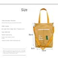 Miniatyrbillede 2 af 10: Student Tutorial Taske Totes Shopper Tasker GRØN Green
