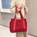 Miniatyrbilde 4 av 10: Satchel Bag Canvas Håndveske GRÅ grey