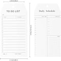 Miniatyrbillede 2 af 7: To Do List Notesblok Memo Note Daglig opgaveplanlægning