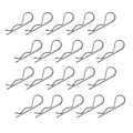 Miniatyrbillede 1 af 6: 20 Stk Splint R Clips Wire Hårnåle