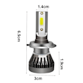 Pikkukuva 2 / 10: 2kpl Auton LED-valon muunnospallot H4 H4 H4