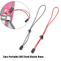 Miniatyrbillede 7 af 10: 2stk Elastisk Rope Webbing Ropes Spænde SORT Black