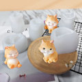 Miniatyrbillede 9 af 10: 3D-kattelysform 3D kunstvoksform 5 5 5