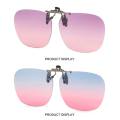 Miniatyrbilde 9 av 10: Clip-On polariserte solbriller Flip-up solbriller til Mirrored Gold