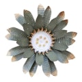 Miniatyrbilde 8 av 9: Veggdekorasjon Metallblomst C C C