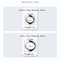 Miniatyrbillede 2 af 10: 5 stk Spring O-Ring Spænder Karabinhagepunge Håndtasker SORT 39MM Black 39mm