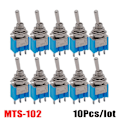 Miniatyrbild 1 av 8: 10st/lot Power Strömbrytare MTS-102 PÅ-PÅ MTS-102 ON-ON