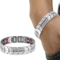 Miniatyrbillede 8 af 10: Magnetisk armbånd terapi smykker SORT Black
