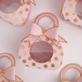 Miniatyrbillede 8 af 10: 10 STK Bryllupsfavoritæske Chokolade Slikæsker PINK Pink