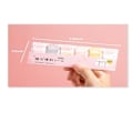 Miniatyrbillede 3 af 8: 3 stk Pink Cat Paw Sticky Notes Memo Pad Dagbog Stationære flager pink