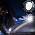 Miniatyrbilde 4 av 10: LED-lommelykt Whistle Keychain Light Emergency Lamp