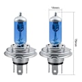 Miniatyrbillede 2 af 4: 2 stk hvid xenon halogen pære bil pærer H4