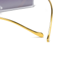 Miniatyrbilde 4 av 10: Rektangulære solbriller Ocean Lens solbriller GRADIENT GREY Gradient Gray