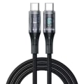 Miniatyrbilde 1 av 10: Ladekabel Datakabel SVART TYPE C TIL TYPE C TYPE C TIL TYPE Black Type C to Type C-Type C to Type C