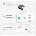 Miniatyrbillede 5 af 10: Tag Tracker Key Finder SORT black