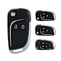 Miniatyrbillede 5 af 10: Fjernbetjent nøgleskal Bilnøglekasse 2 KNAPPER 2 KNAPPER 2 Buttons